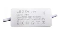 Pilote de LED à courant constant AC85-265 V 1 W, 3 W, 4 W, 7 W, 8 W, 12 W, 15 W, 20 W, 18 W, 24 W, 25 W, 36 W, transformateur 300 mA, module d'alimentation(12-18W 300mA)