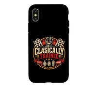 Pilote de Levier de Vitesse Manuel d'entraînement Classique Coque pour iPhone X/XS