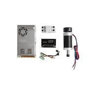 Pilote de moteur pas à 110/220V DC48V 12A alimentation 55mm pince 500W ER11/ER16 DC broche refroidissement par Air sans brosse Bon fonctionnement(500W ER16 Kit)