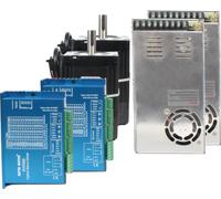 Pilote de moteur pas à pas en boucle fermée, 2 phases, alimentation 400W, kit Nema34, 2 axes avec puissance, 45Nm