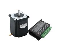 Pilote de moteur pas à pas Nema23, Kit de moteur pas à pas en boucle ouverte 2H 57HS82 2,2 nm 3,0 a + pilote TB6600/DM542/DM556/DM556D(DM556D,6.35mm Single Shaft)
