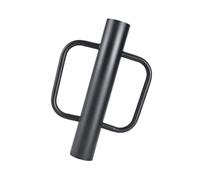 Pilote de poteau de clôture avec poignée de pilon à main robuste noire avec tournevis en métal