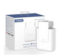 Moteur de Rideau Version Tige Compatible Zigbee 3.0 et Support Multi-écosystème Aqara Blanc Blanc G