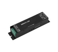 Pilote de variateur décodeur numérique 512, contrôleur DMX512 adapté aux bandes lumineuses LED RGBW, connexion RJ45 DC12-24 V 20 A