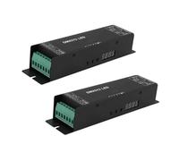 Pilote de variateur décodeur numérique 512, contrôleur DMX512 adapté aux bandes lumineuses LED RGBW, connexion RJ45 DC12-24 V 20 A