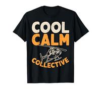 Pilote d'hélicoptère collectif Cool Calm Rétro T-Shirt