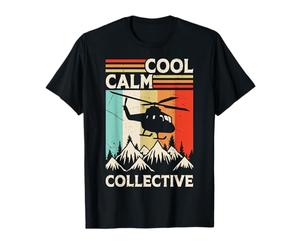 Pilote d'hélicoptère collectif Cool Calm Rétro T-Shirt