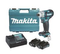 Pilote d'impact Makita TD111DSAE; 12 V; 2x2,0 Ah accu.