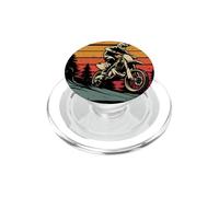 Pilote Dirt Bike Go Fast Get Dirty Tout Terrain PopSockets PopGrip pour MagSafe