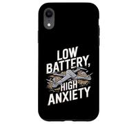 Pilote drôle de Drone à Batterie Faible et anxiété élevée Coque pour iPhone XR