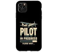 Pilote en Cours, Veuillez Patienter ! Airline Aviation Aircraft Love Coque pour iPhone 11 Pro Max