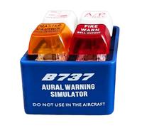 Pilote et équipage alerte Keychain EGPWS AVERTISSEMENT SIMULATUR SOUND, aviation Keychain avec avertissement Sound & Light, bouton de sécurité du cockpit d'aviation, Kesechains d'alerte d'avion
