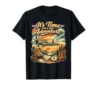 Pilote Flying Aviation Time for a New Adventure Aviation Gift T-Shirt