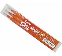 PILOT - Recharge Frixion Ball Ecriture Moyenne 0,7 Mm Encre Effaçable Set De 3 Unites - Orange