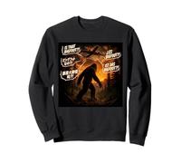 Pilote hôtesse de l'air passagers Ont vu Bigfoot Humour Mode Sweatshirt
