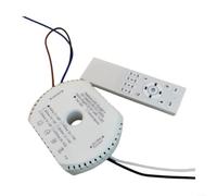 Pilote LED 2,4 G à intensité variable et changement de couleur, bloc d'alimentation 220 V vers CC 22-30 V pour lustre, télécommande incluse (2700 mA)
