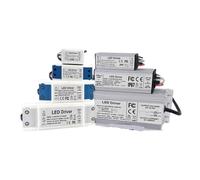 Pilote LED à courant Constant, 1 pièce, transformateur d'éclairage 300mA 450mA 600mA 900mA 1500mA 1W 3W 5W 10W 20W 30W 36W 50W 100W, alimentation électrique(Aluminum Case,600mA 2 to 7V)