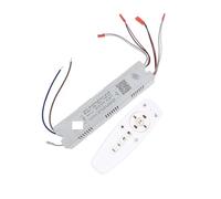 Pilote LED intelligent 2,4 G 40 W, 50, 60, 80, 120, 240, 300, contrôle à distance par application, alimentation intensité variable et couleur changeante (X2-72 W)(2pin-(50-72w) x4-150w)