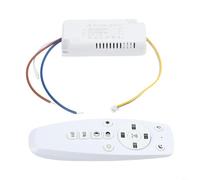 Pilote LED intelligent 2,4 G avec télécommande, bloc d'alimentation à intensité variable pour 2 bandes LED, 24-80 W, entrée AC 170-245 V, installation facile pour locaux résidentiels et commerciaux