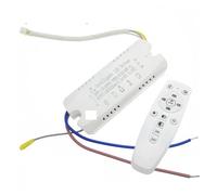 Pilote LED intelligent 2,4 G, transformateur de lustre, télécommande + application contrôle, alimentation à intensité variable for plafonnier ruban bicolore x2)(3pin-(25-40w)x2)