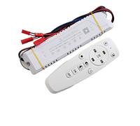 Pilote LED intelligent 2,4 GHz, télécommande par application, alimentation, variateur de lumière et changement couleur, transformateur connecté à une bande lumineuse((20-40W) X4 160W)