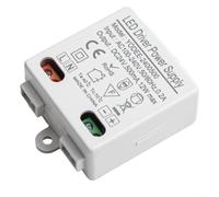 Pilote LED pour alimentation pour applications basse tension 24 V, sortie 12 W avec connexions simples à bornes à vis