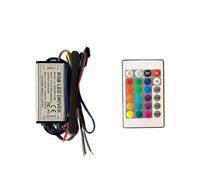 Pilote LED RGB 10 W, 20 W, 30 W, 50 W, 100 W, étanche IP67, adaptateur secteur, transformateur, télécommande infrarouge, AC85-265 V(10 Watt)