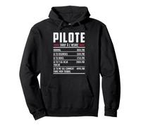 Pilote Métier Idée Cadeau Humour pour Pilote Sweat à Capuche
