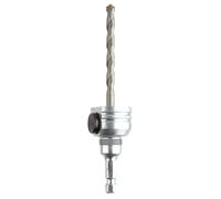 Pilote Onehand hexagonal 8.5 mm avec foret centreur carbure - Ø 7 mm lg 125 mm - DIAGER - 357BH07L125