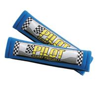 Pilote, paire de coussins de ceinture de sécurité - Bleu