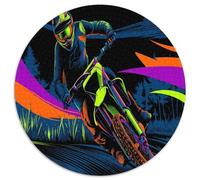 Pilotes de Motocross, Brightly Colored, with Sleek Lines 1000pcs (67.5x67.5cm) Puzzle pour Adultes -,Jouet De DIY