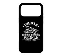 Pilotes regardant Les Gens Depuis 1903 au-Dessus des Nuages Coque pour iPhone 17 Pro Max
