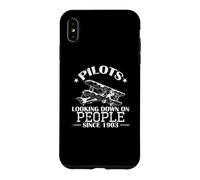 Pilotes regardant Les Gens Depuis 1903 au-Dessus des Nuages Coque pour iPhone XS Max