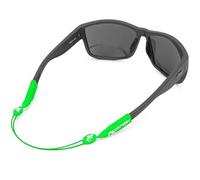 Pilotfish Sangle de câble de retenue de lunettes réglable sans queue : lunettes de soleil, lunettes, lunettes vert lime 14 pouces