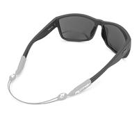 Pilotfish Sangle de câble de retenue de lunettes réglable sans queue : lunettes de soleil, lunettes, lunettes (gris, 14 pouces)