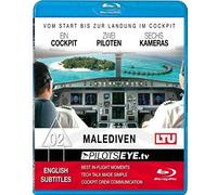 Pilotseye.Tv Maldives Dusseldorf - Male : Blu-Ray Disc® : Cockpitflight Ltu A 330-200 Bonus: Helicopterlanding [Blu-Ray] [Region Free]