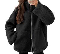 Pilou Pilou Femme Color Sweater For Autumn/Winter 2024 New Button Decorated Sleeve Cardigan Top (Black, M)