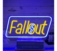 PILOYINDE Néons Fallout Lettrage Radiant Pour Salles de Jeux et Décorations