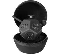 PILPOC Cube Fidget Dodecagon - Fidget Toys 12 Faces, Réduit l'Anxiété, Cube Anti Stress Adulte, Jouet Adultes Destressant, Autisme, Enfant Outils, Objet Satisfaisant (Noir)