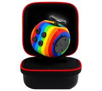 PILPOC theFube Fidget Cube - Fidget Toys Deluxe, Anti Stress Adultes et Enfants - Étui de Protection Premium, Cube Anti Stress, Jouet Anti Stress Contre l'Anxiété, TDAH, TOC, Autisme (Arc-en-Ciel)