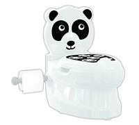 Pilsan Siège de chaise d'apprentissage de la propreté pour garçons et filles, petite taille avec couvercle, support de papier toilette et son de chasse d'eau, toilettes d'apprentissage de la propreté