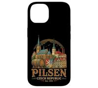 Pilsen République tchèque Cadeau Souvenir de Ville Coque pour iPhone 14