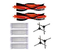 PiLTar Brosse Principale, Filtre Haute efficacité, Brosse latérale, vadrouille.Compatible for Xiaomi STYJ02YM Pro XMSTJQR2S.Compatible for Conga 3490. (Color : 12 30Pcs)