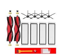 PiLTar Kit d'accessoires de pièces d'aspirateur 2, Filtre Hepa, vadrouille, Chiffon, Brosse.Compatible for Mi 1S S50 S55 S5 Max S6MaxV S6 (Color : 362-black)