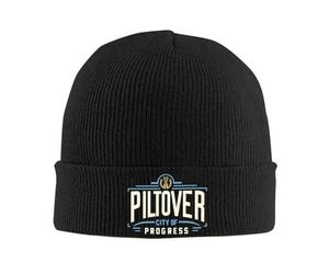Piltover City of Progress - Parodie Bonnets tricotés Tuques Chapeaux d’Hiver Hip-hop Chaud Casquette arcanique Hommes Femmes