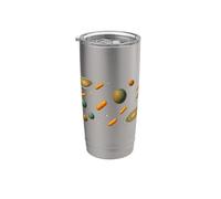 Pilule capsule orange univers crypto cadeau Gobelet isotherme en acier inoxydable double paroi