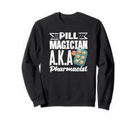 Pilule Magicien Pharmacien Drôle Pharmacien Sweatshirt