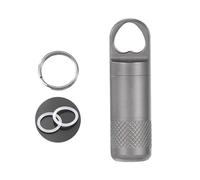Pilules Métalliques Boîte Étanche De Médicaments Médeillettes Kelechaines Holder Conteneur Bouteilles Voyage Bouteilles Médicament Immasé Pills Pilules Keadchains Médicaments Stockage