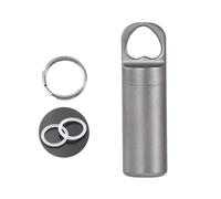Pilules Métalliques Boîte Étanche De Médicaments Médeillettes Kelechaines Holder Conteneur Bouteilles Voyage Bouteilles Médicament Immasé Pills Pilules Keadchains Médicaments Stockage