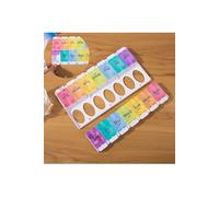 Pilulier 14 Distributeur Tablet médecine Jour Organisateur hebdomadaire cas de stockage Extra Large Kiliaadk454